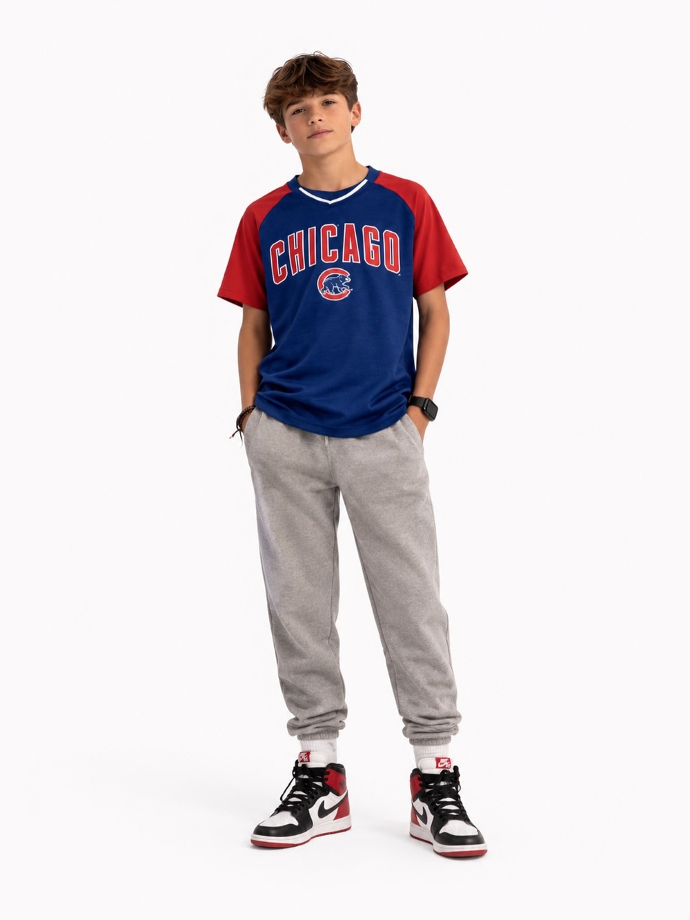 Genuine Merchandise Chicago Blue and Red Jersey